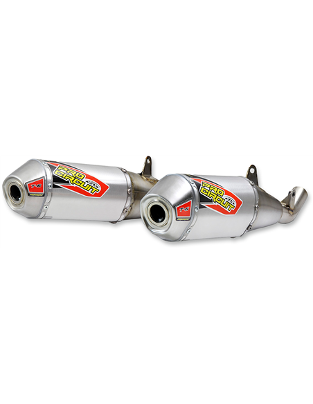 Silenciador d'escapament T-6 (Dual System) Stainless Steel Aluminium PRO CIRCUIT 0111745A2