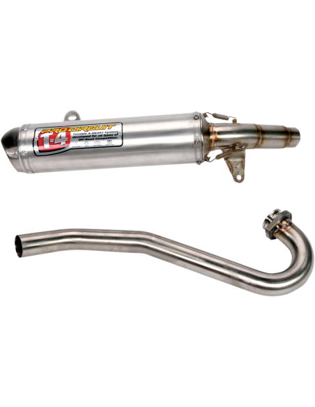 Système d'échappement T-4 Aluminium Inox Atv PRO CIRCUIT 4QH04450