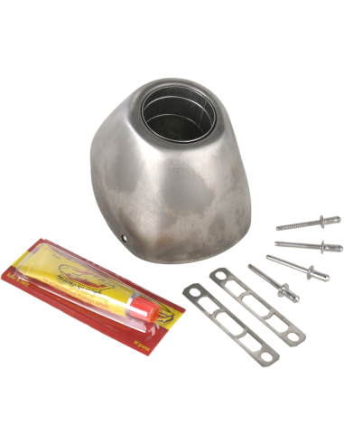 Cono final de repuesto para silencioso FMF Factory 4.1 Rct Titanium Kit 040642