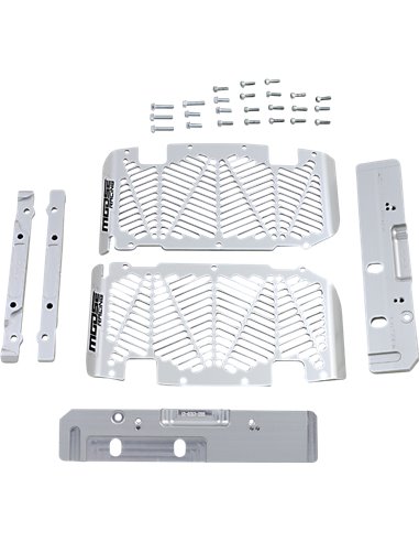 Aluminum front guard for Yamaha Moose Racing Hp 12-150 radiator