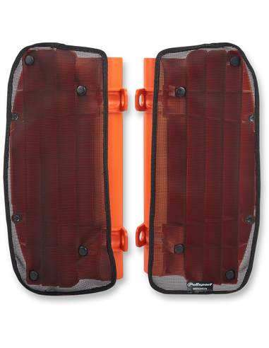 Orange Radiator Grilles for KTM - 2007-15 Polisport Models 8455300002