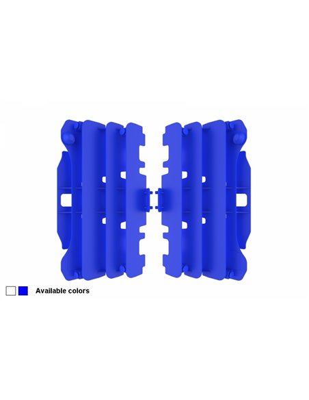 Yamaha YZ250F,YZ450F - Radiator Louvers Blue - 2007-09 Models Polisport 8458100002