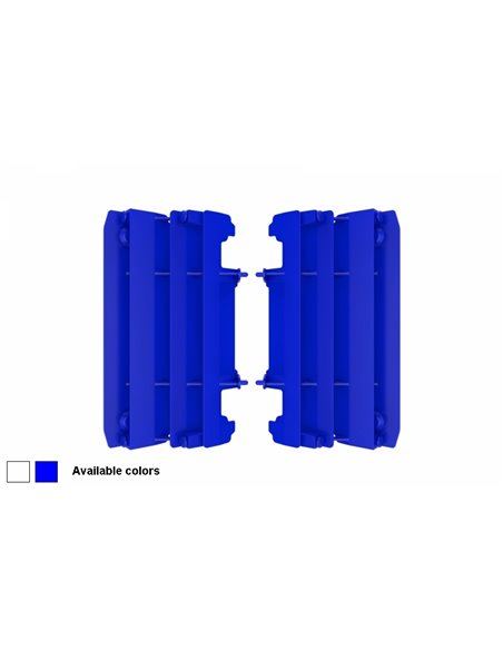 Yamaha YZ125,YZ250 - Radiator Louvers Blue - 2005-20 Models Polisport 8985500001