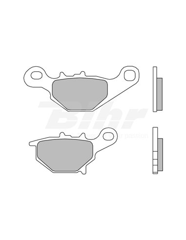 Plaquettes de frein frittées Brembo 07SU31SD Position: arrière
