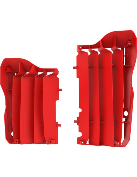 Honda CRF250R - Radiator Louvers Red - 2018-19 Models Polisport 8464200002