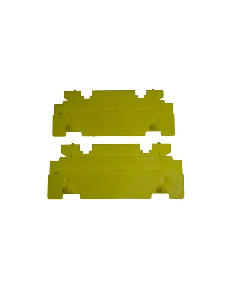 Suzuki RM125 - Rejillas de Radiador Amarilla - Modelos 2001-08 Polisport 8466100002