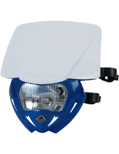Panther Headlight Holder (12V-35W) Dual Color white-Reflex-blue UFO-Plast PF01709W-089