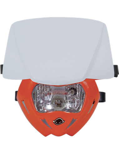 Support de phare Panther (12V-35W) bicolore blanc-orange UFO-Plast PF01709F-001