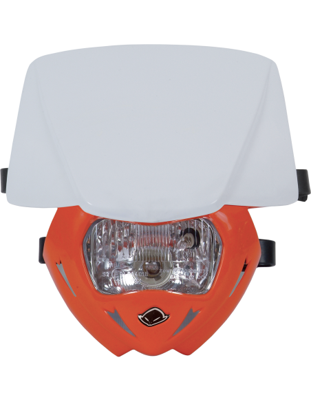 Support de phare Panther (12V-35W) bicolore blanc-orange UFO-Plast PF01709F-001