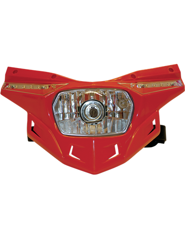 Plástico de reposição stealth para protetores de mão Parte inferior (12V-35W e Led) Crf-Red UFO-Plast PF01714-070