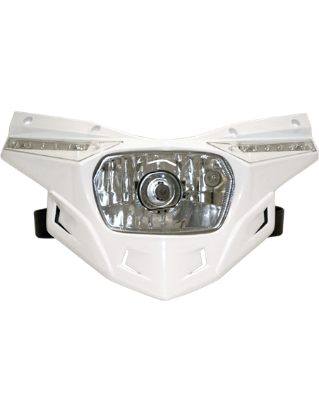 Stealth Plástico de recambio para paramanos Parte baja (12V-35W & Led) blanco UFO-Plast PF01714-041