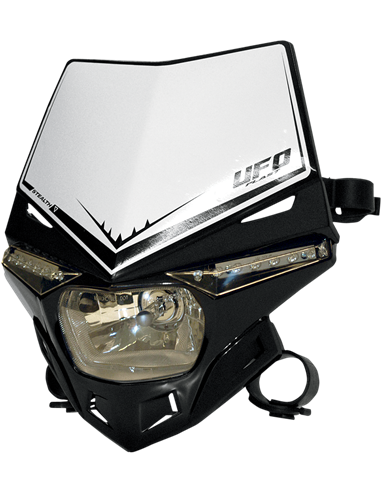 Stealth Headlight Holder (12V-35W & Led) Single Color black UFO-Plast PF01715-001