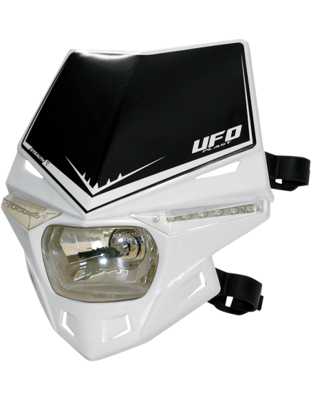 Stealth Headlight Holder (12V-35W & Led) Single Color white UFO-Plast PF01715-041