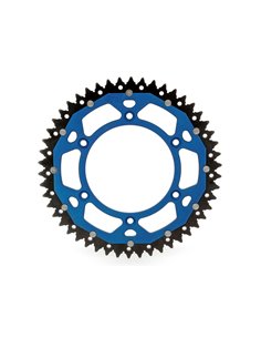 Double couronne composé ART, 49 dents, étape 520, bleu 4090001749