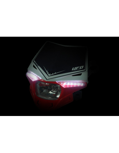 Stealth Portafaros (12V-35W & Led) Dual Color blanco-Kx-verde UFO-Plast PF01715-W026