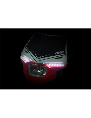 Stealth Portafaros (12V-35W & Led) Dual Color blanco-Reflex-azul UFO-Plast PF01715-W089