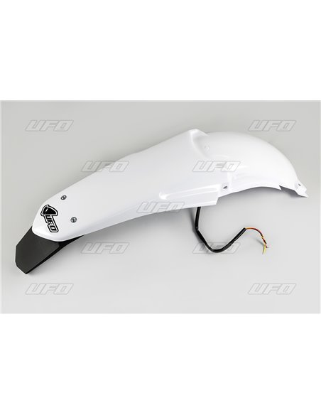 Garde boue arrière Enduro W- Led-Light Yamaha Yz125-250 blanc Ya03893-046 UFO-Plast