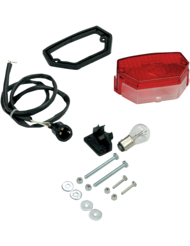 LUZ TRASERA DE REPUESTO PARA SOPORTE DE PLACA Taillight For Tapa frontal porta-número Holder UFO-Plast FA01307