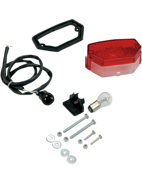 REAR REAR LIGHT FOR PLATE SUPPORT Taillight For Front cover number holder UFO-Plast FA01307