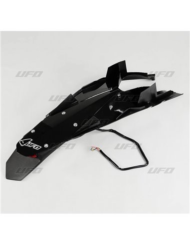 Parafangs darrera enduro W- Led-Light Husqvarna Tc-Et 449-511 negre Hu03344-001 UFO-Plast