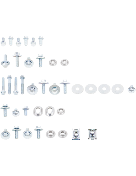 Kit de tornillos para plásticos Yz85 02-20 Ac02445 UFO-Plast