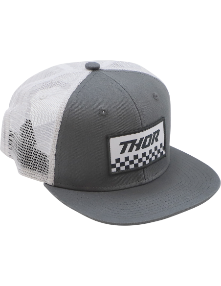 Hat Thor S23 Checkr Dk/Gy THOR-MX 2023 2501-3994