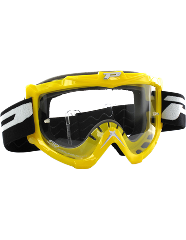 Gafas de motocross Offroad Base Line Black 3301 Cristal transparente PRO GRIP PZ3301NE