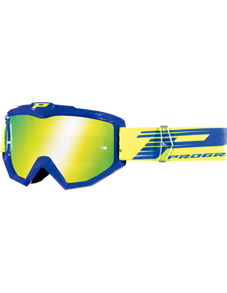 Gafas de motocross Atzaki 3201 Fluo Yellow PRO GRIP PZ3201GFFL
