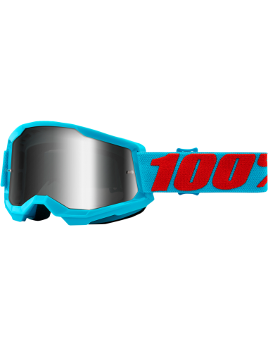 Ulleres de motocròs 100% Strata 2 Summit Mirall Plata 50421-252-08