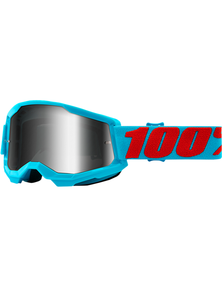 Ulleres de motocròs 100% Strata 2 Summit Mirall Plata 50421-252-08