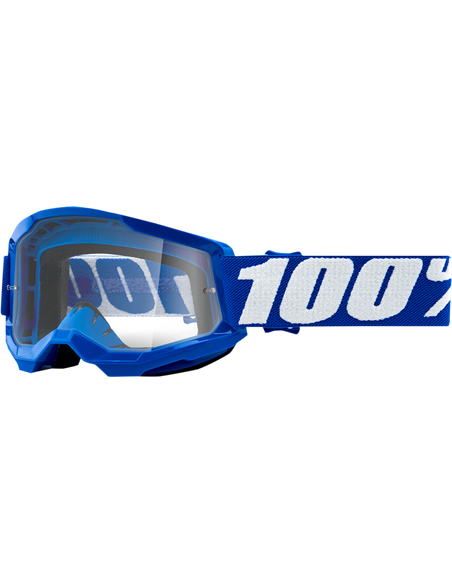 Ulleres de motocròs 100% Strata 2 nen (a) Blau Transparent 50521-101-02