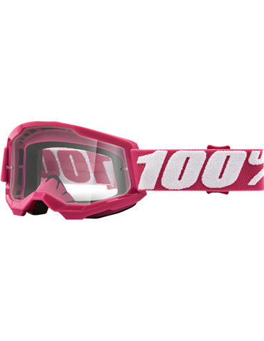 Gafas de motocross 100 % Strata 2 Y Fletcher Transparente 50521-101-06