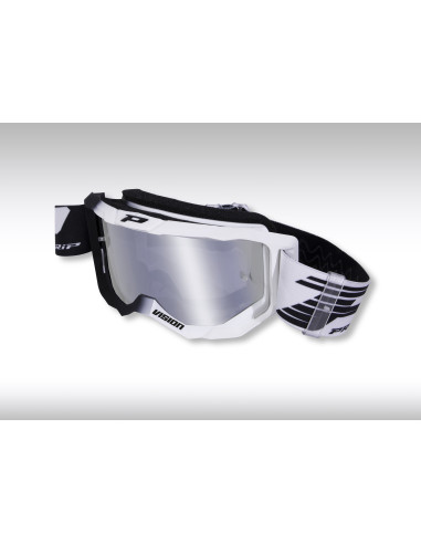 Goggles 3300 Bk/Wh Cristal espejo PRO GRIP PZ3300FL-126