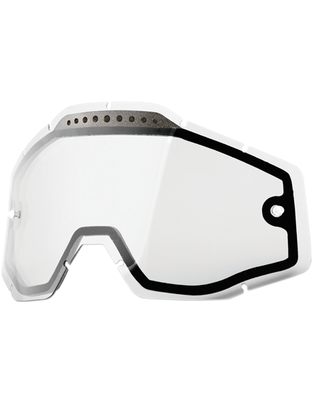 100 % Transparentear Vented Dual Replacement Lens FNaranja 100% Goggles 51006-010-02