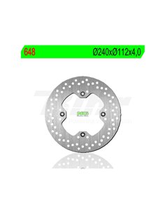 Disco de freno NG 648 Ø240 x Ø112 x 4. Posición: Trasera.