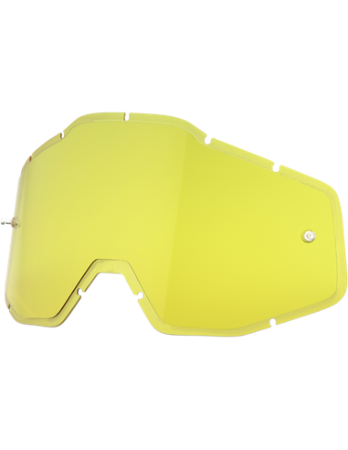 100 % Hd Yellow Anti-Fog Injected Replacement Lens FNaranja 100% Goggles 51004-014-02