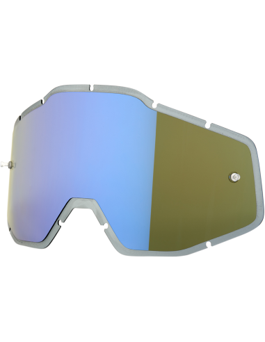 Recanvi vidre ulleres motocròs 100% anti-baf blau mirall 51004-022-02