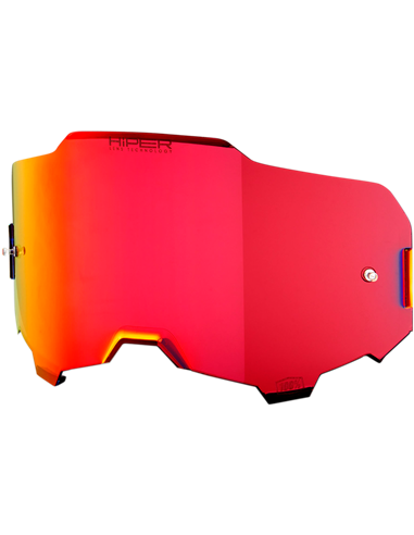 Écran de replacement pour masque 100% Armega Hiper Mirror / Red 51041-033-02