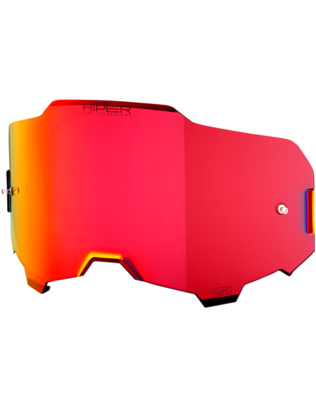 Recambio cristal para gafas 100 % Armega Hiper Espejo/Rojo 51041-033-02