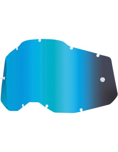Recambio cristal para gafas 100 % Rc2/Ac2/Strata 2 Espejo Azul 51008-250-01