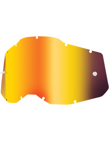 Écran de replacement pour masque 100% Rc2 / Ac2 / Strata 2 Red Mirror 51008-251-01