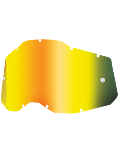 Écran de replacement pour masque 100% Rc2 / Ac2 / Strata 2 Gold Mirror 51008-259-01