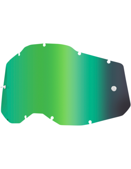 Écran de replacement pour masque 100% Rc2 / Ac2 / Strata 2 Green Mirror 51008-260-01