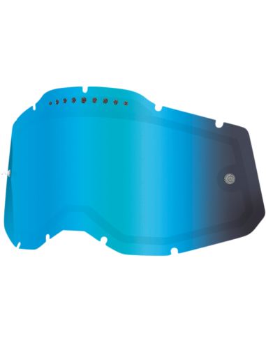 Recambio cristal para gafas 100 % Rc2/Ac2/Strata 2 V-P M Azul 51008-650-01