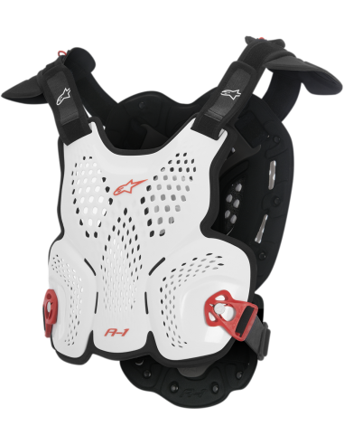 Peto protector A-1 Negro/Blanco Xl/2Xl Alpinestars 6700116-213-Xl2