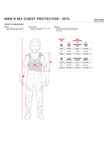 Peto protector A-1 Negro/Blanco Xl/2Xl Alpinestars 6700116-213-Xl2