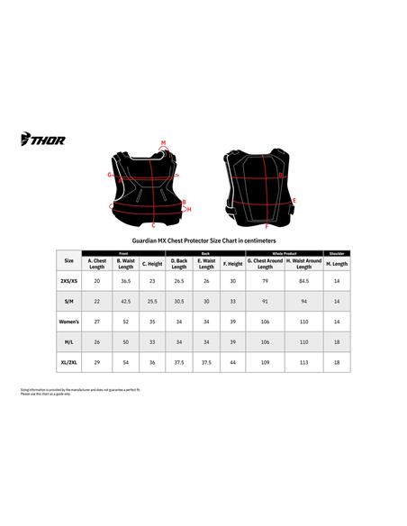 THOR Youth Guardian Mx Roost Deflector Flo Green 2Xs/Xs 2701-0854