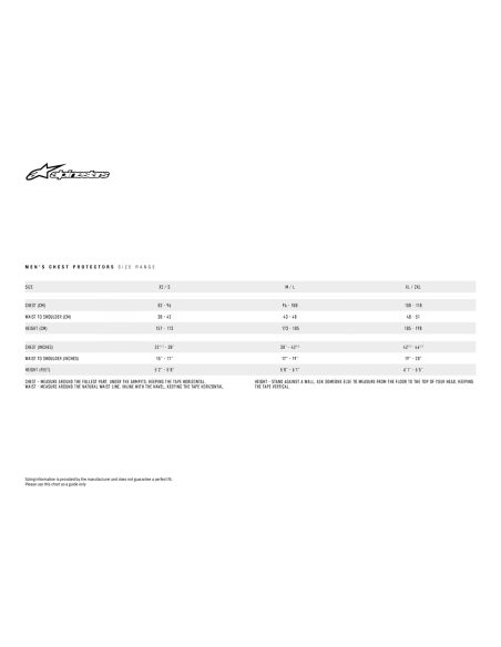 Alpinestars A-4 Max por Peitoral Xl2X 6701520-1155-Xl2X