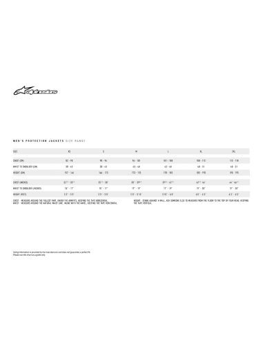 Vest Paragon Bk/Wt 2X (Chest Protection) Alpinestars 1650920-975-2X