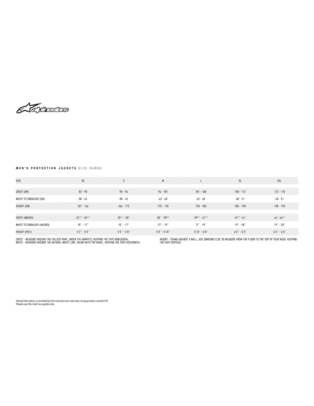 Vest Paragon Bk/Wt 2X (Chest Protection) Alpinestars 1650920-975-2X